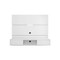 Manhattan Comfort Vernon 62.99 Floating Entertainment Center, White 236BMC6 - alternate 1